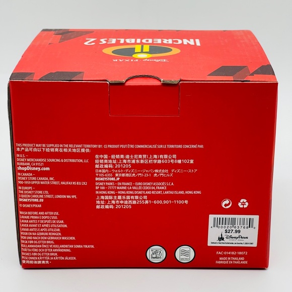 Disney Incredibles 2 - Edna Mode Cup and Saucer Set “NEW IN BOX” - Picture 5 of 9